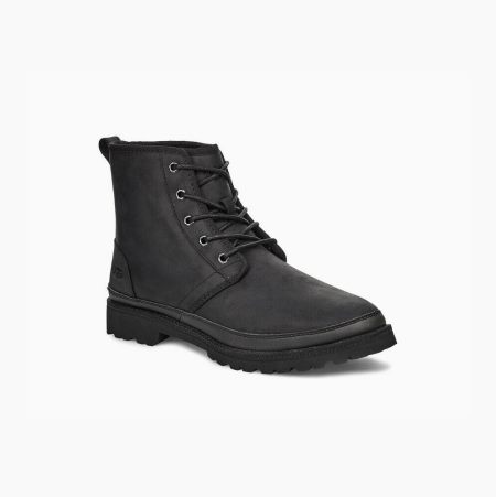 UGG Harkland Weather Black Boots for Men (WISO91024)